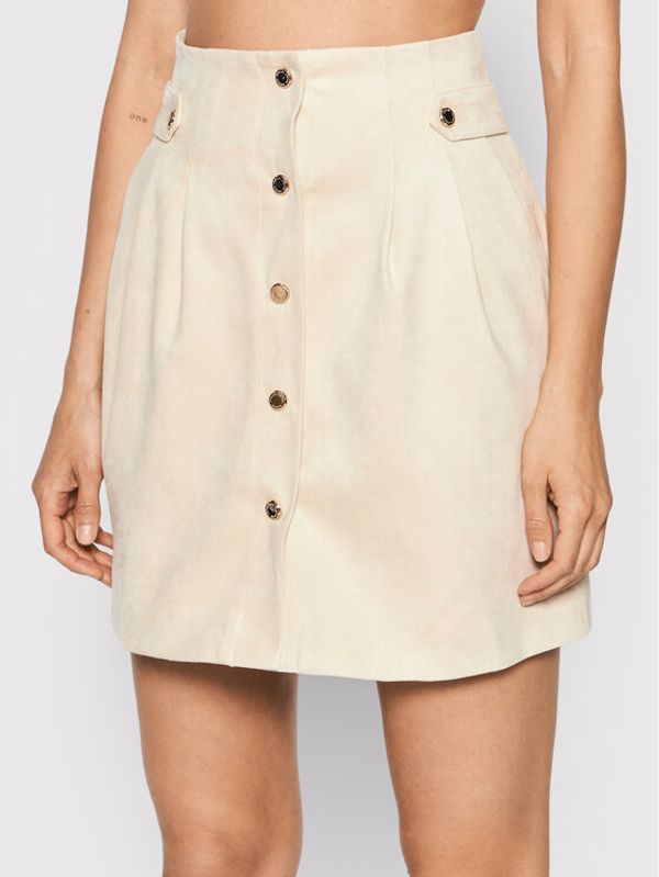 Morgan Morgan Мини пола 221-JELITA Бежов Regular Fit