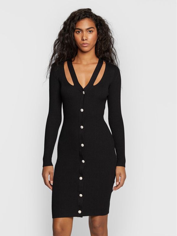 Morgan Morgan Плетена рокля 222-RMILLIA Черен Slim Fit