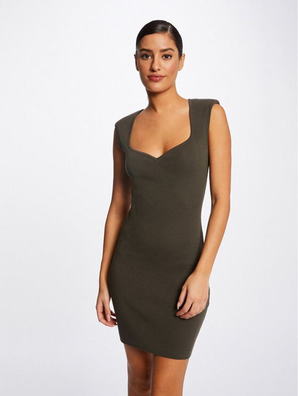 Morgan Morgan Плетена рокля 231-RMANI Кафяв Slim Fit