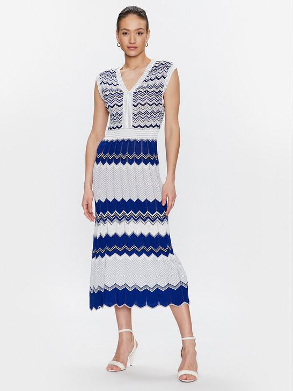 Morgan Morgan Плетена рокля 231-RMGUI Син Regular Fit