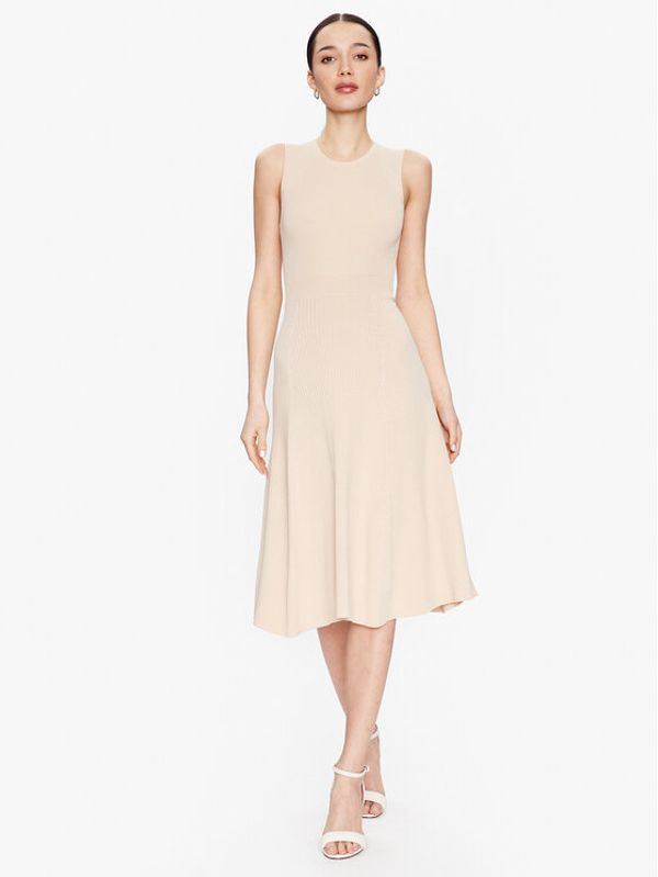 Morgan Morgan Плетена рокля 231-RMORA Бежов Regular Fit