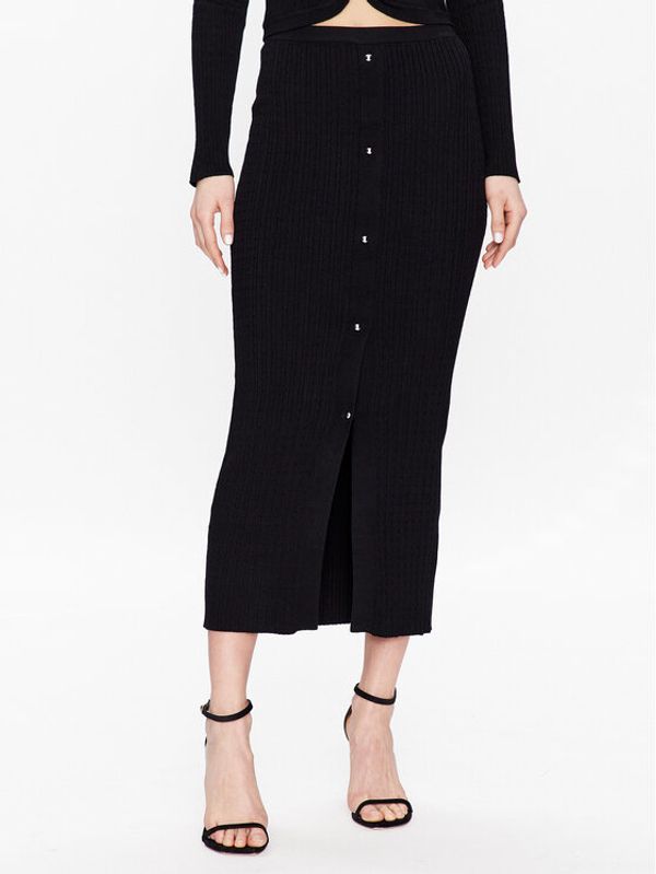 Morgan Morgan Пола тип молив 231-JSUZY Черен Slim Fit