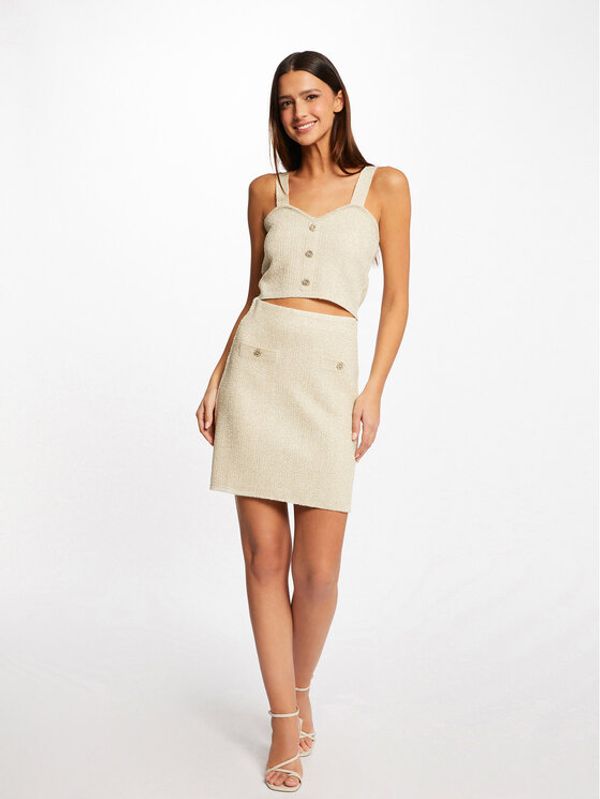 Morgan Morgan Пола тип трапец 231-JIRIRI Бежов Regular Fit