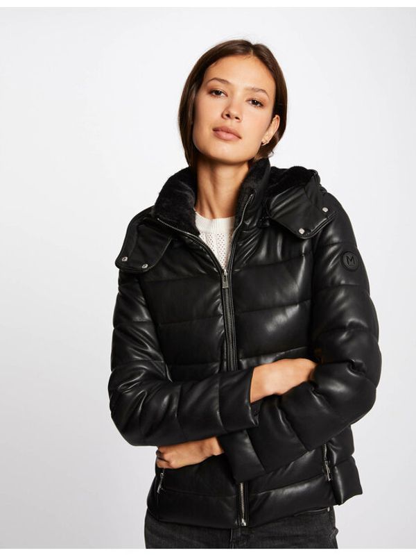 Morgan Morgan Пухено яке 212-GKELY Черен Regular Fit