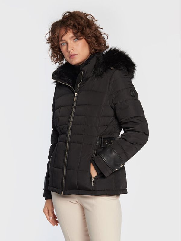 Morgan Morgan Пухено яке 212-GNINAE Черен Regular Fit