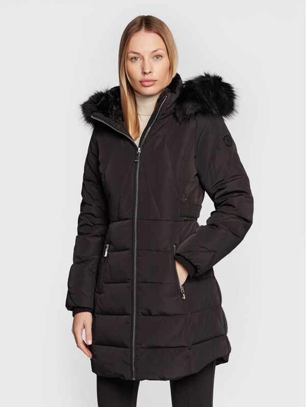 Morgan Morgan Пухено яке 222-GILLIA Черен Regular Fit