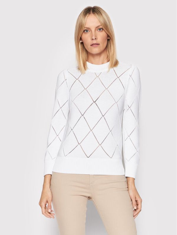 Morgan Morgan Пуловер 221-MJESY Бял Regular Fit