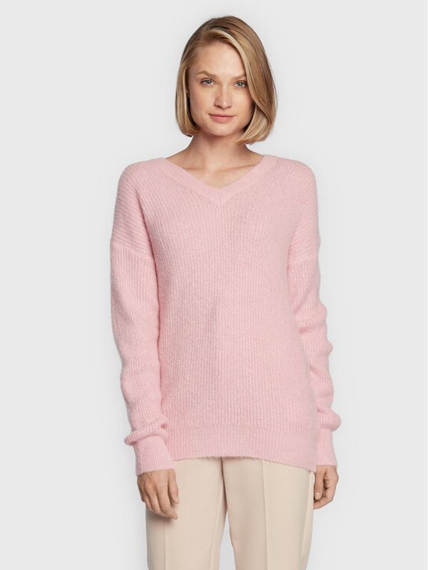 Morgan Morgan Пуловер 222-MATILD2 Розов Regular Fit