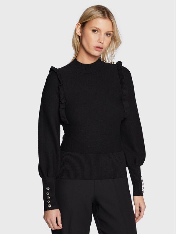 Morgan Morgan Пуловер 222-MGENEV Черен Straight Fit