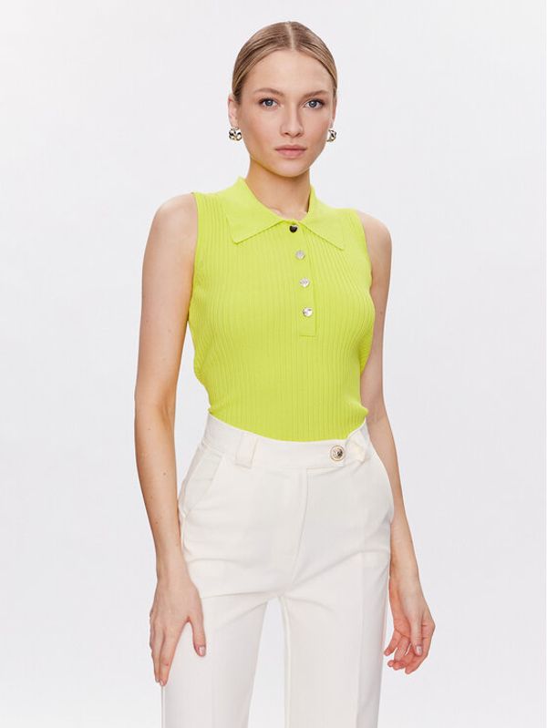 Morgan Morgan Пуловер 231-MANGA Зелен Slim Fit