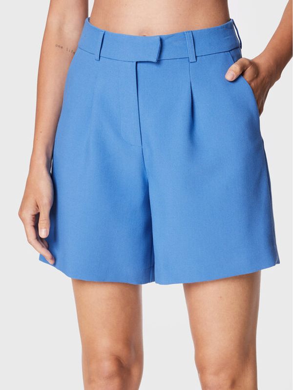 Morgan Morgan Шорти от плат 222-SHELLY.F Син Loose Fit