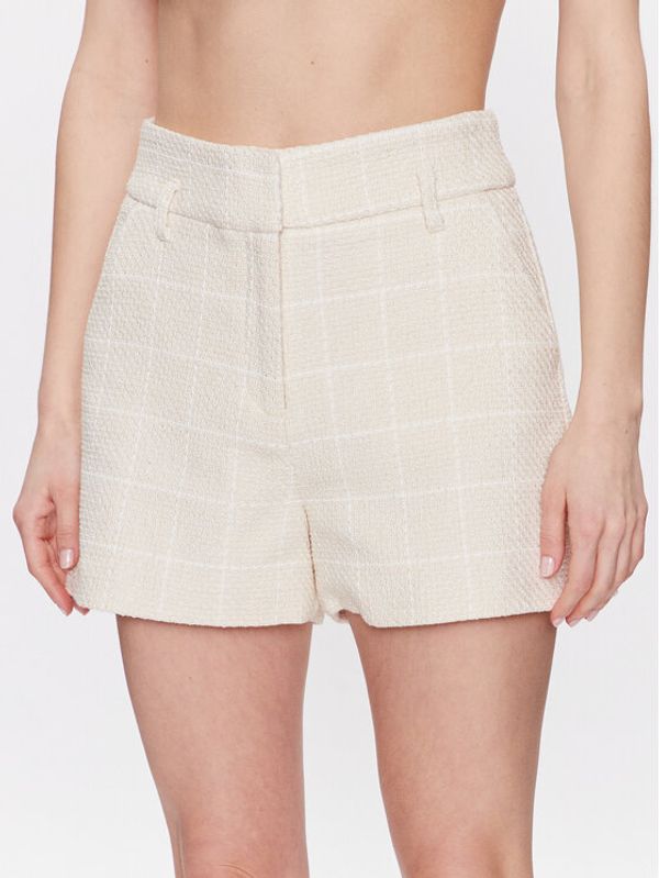 Morgan Morgan Шорти от плат 231-SHITI.F Екрю Regular Fit