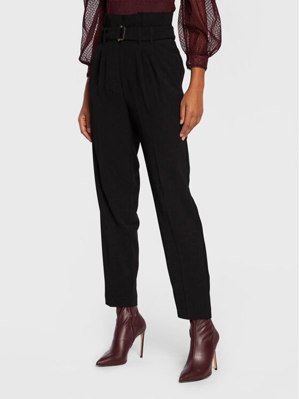 Morgan Morgan Текстилни панталони 222-PERA.F Черен Regular Fit