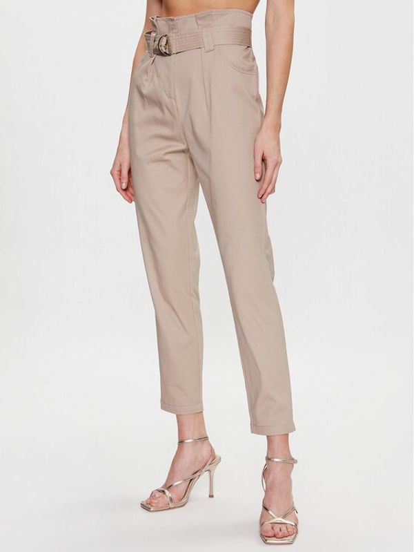 Morgan Morgan Текстилни панталони 231-PMEKO Бежов Regular Fit