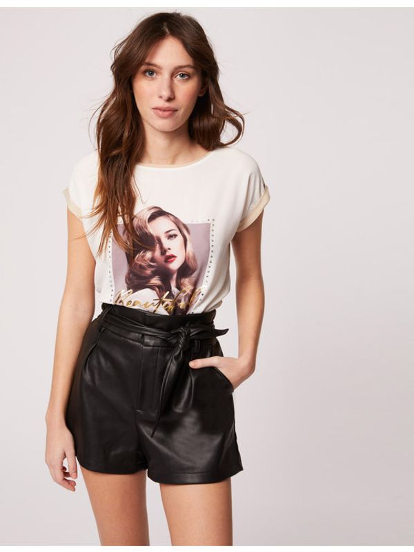 Morgan Morgan Тишърт 211-DMOMENT Бежов Regular Fit