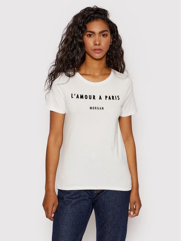 Morgan Morgan Тишърт 221-DESA Бял Regular Fit