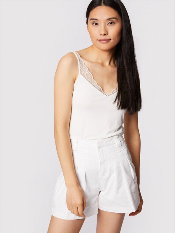 Morgan Morgan топ 211-BONAFI Бял Slim Fit