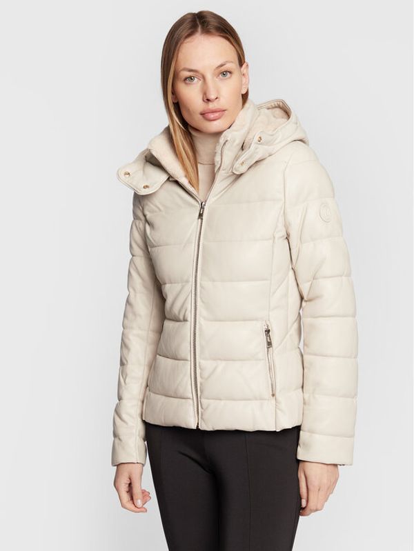 Morgan Morgan Яке от имитация на кожа 212-GKELY Екрю Regular Fit