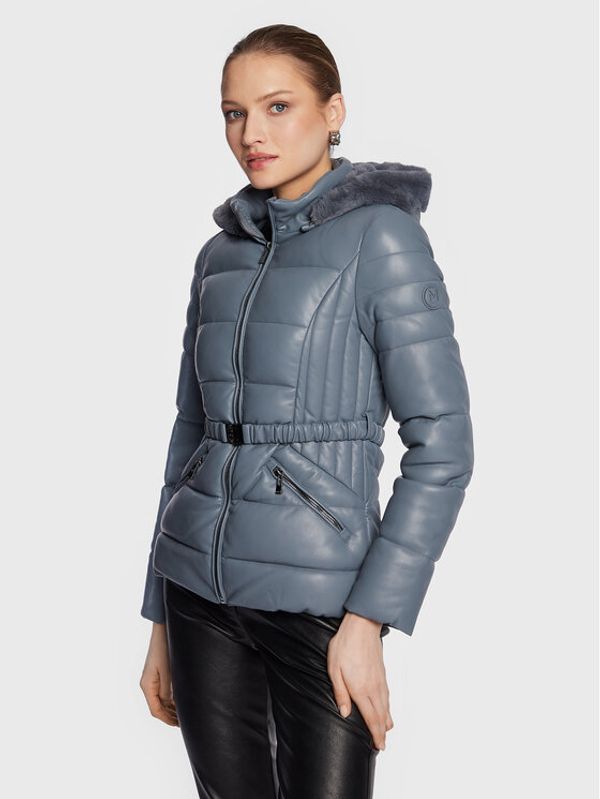 Morgan Morgan Яке от имитация на кожа 222-GOTIER Син Regular Fit