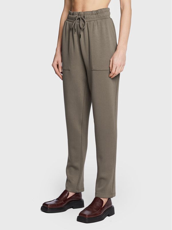 Moss Copenhagen Moss Copenhagen Долнище анцуг Ima 16569 Кафяв Regular Fit