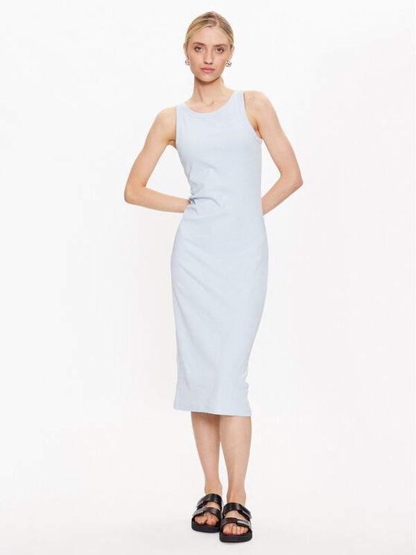 Moss Copenhagen Moss Copenhagen Ежедневна рокля 17527 Син Basic Fit