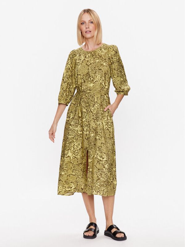 Moss Copenhagen Moss Copenhagen Ежедневна рокля Divina 17280 Зелен Regular Fit