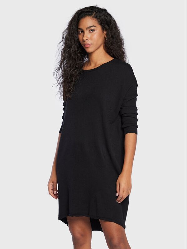 Moss Copenhagen Moss Copenhagen Плетена рокля Rachelle 16172 Черен Regular Fit