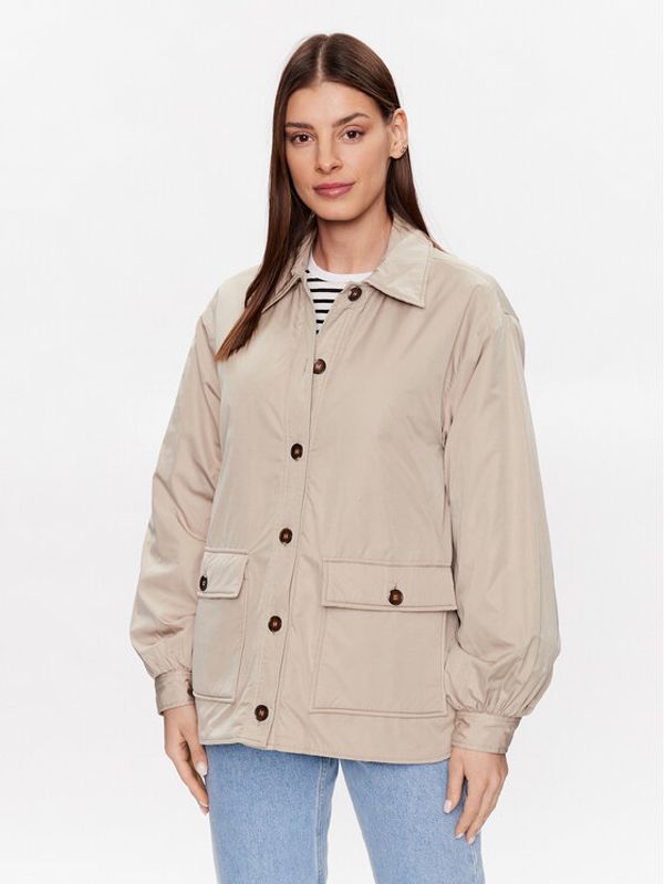 Moss Copenhagen Moss Copenhagen Преходно яке Illian 17260 Бежов Regular Fit