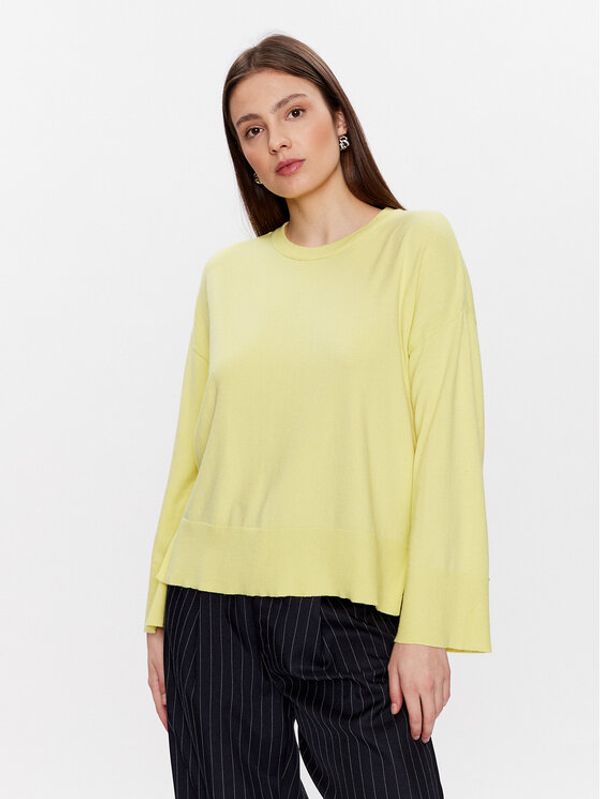 Moss Copenhagen Moss Copenhagen Пуловер Dalinda 17430 Жълт Relaxed Fit