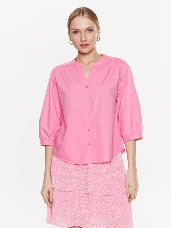 Moss Copenhagen Moss Copenhagen Риза 17532 Розов Basic Fit