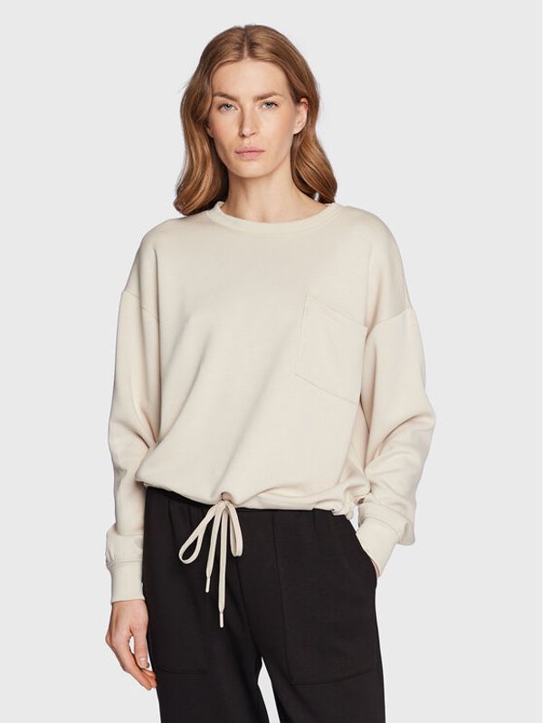 Moss Copenhagen Moss Copenhagen Суитшърт Bianna 16981 Бежов Loose Fit