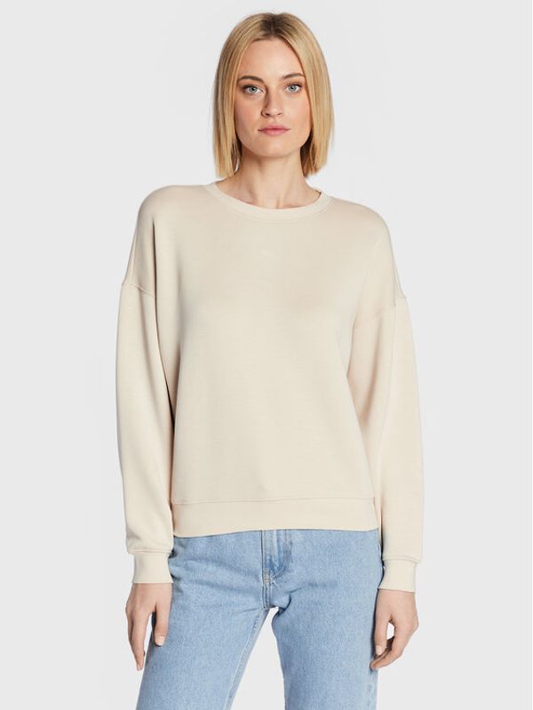 Moss Copenhagen Moss Copenhagen Суитшърт Chima 16719 Бежов Relaxed Fit
