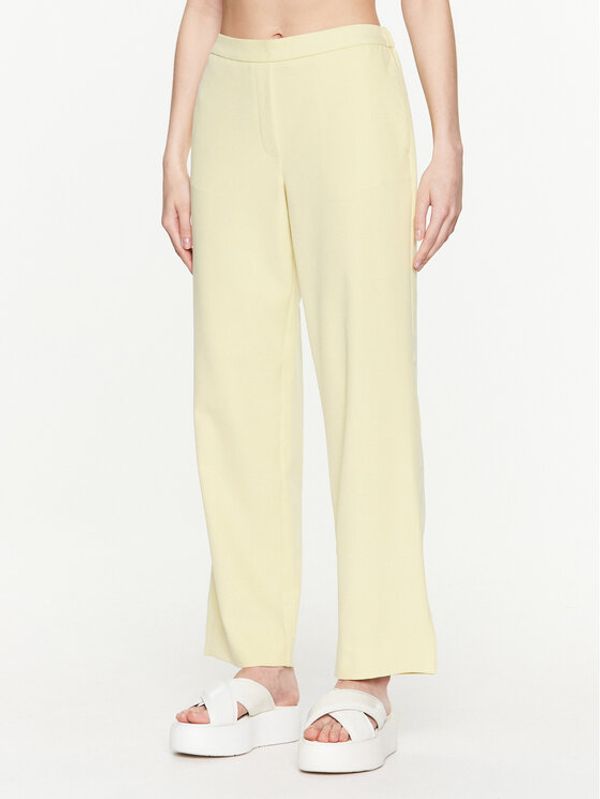 Moss Copenhagen Moss Copenhagen Текстилни панталони Fanilla 17264 Жълт Regular Fit