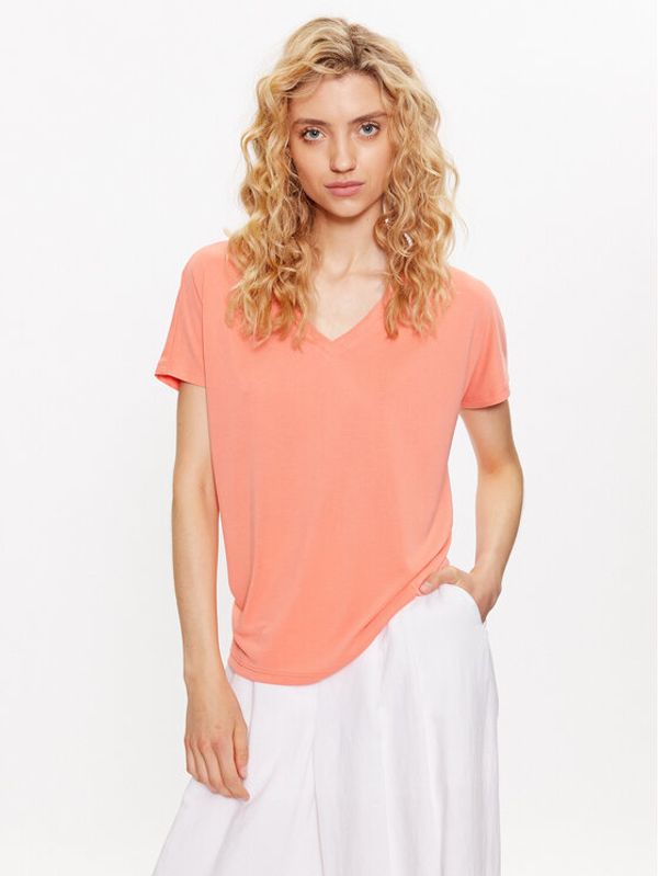 Moss Copenhagen Moss Copenhagen Тишърт 17627 Оранжев Basic Fit