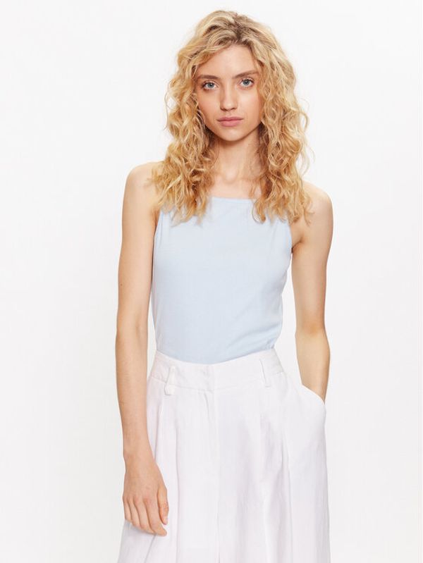 Moss Copenhagen Moss Copenhagen топ 17507 Син Basic Fit