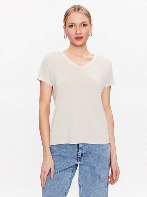 Moss Copenhagen Moss Copenhagen топ 17529 Бежов Basic Fit