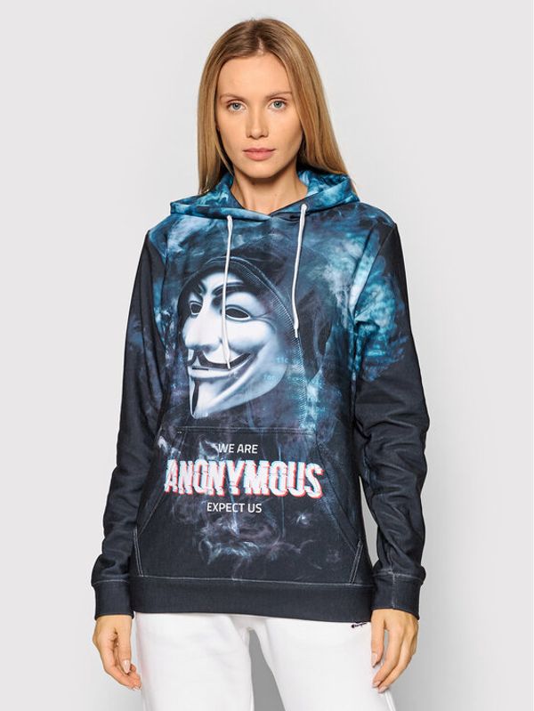 Mr. GUGU & Miss GO Mr. GUGU & Miss GO Суитшърт Unisex We Are Anonymous Сив Regular Fit