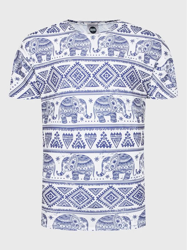 Mr. GUGU & Miss GO Mr. GUGU & Miss GO Тишърт Unisex Elephants Pattern Цветен Regular Fit