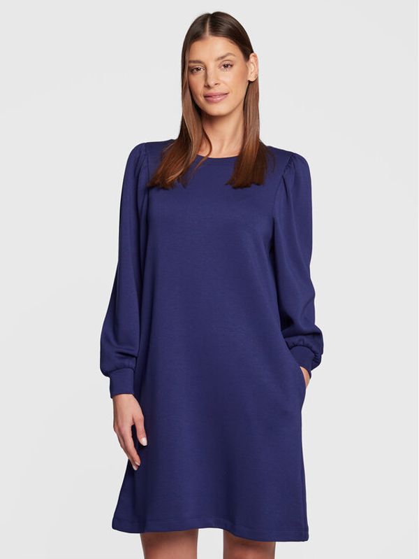 MSCH Copenhagen MSCH Copenhagen Плетена рокля Nelina 17198 Тъмносин Regular Fit