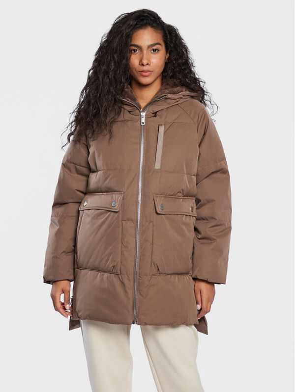 MSCH Copenhagen MSCH Copenhagen Пухено яке Pavinaria 16674 Кафяв Regular Fit