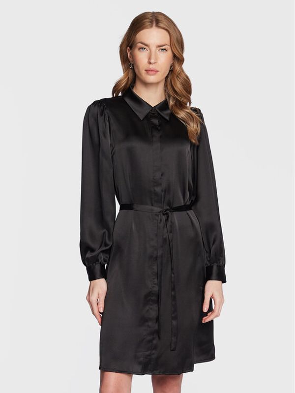 MSCH Copenhagen MSCH Copenhagen Рокля тип риза Jeanita 17098 Черен Regular Fit