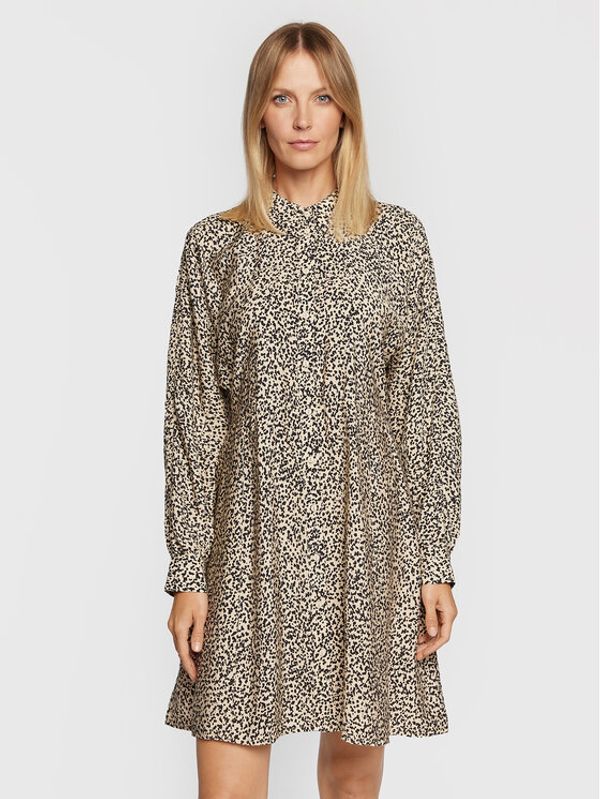 MSCH Copenhagen MSCH Copenhagen Рокля тип риза Saloma 17002 Бежов Regular Fit