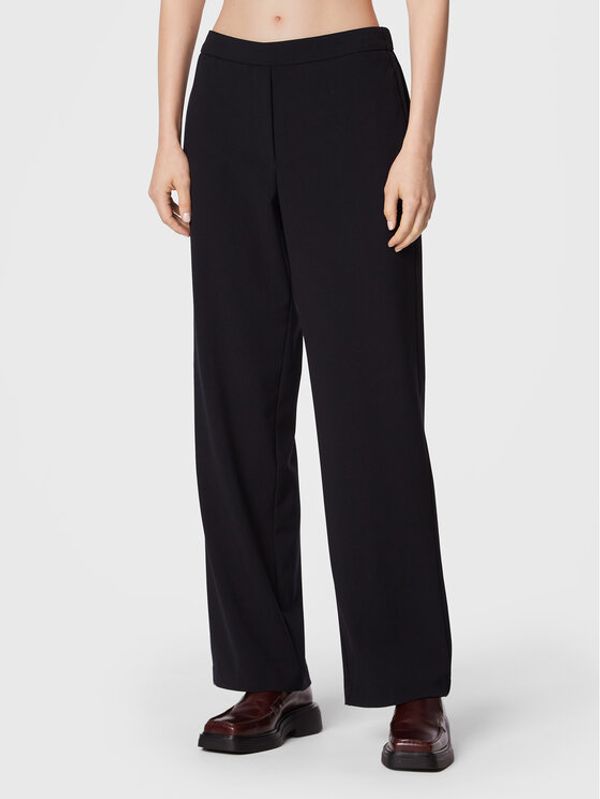 MSCH Copenhagen MSCH Copenhagen Текстилни панталони Chana 16556 Черен Straight Fit