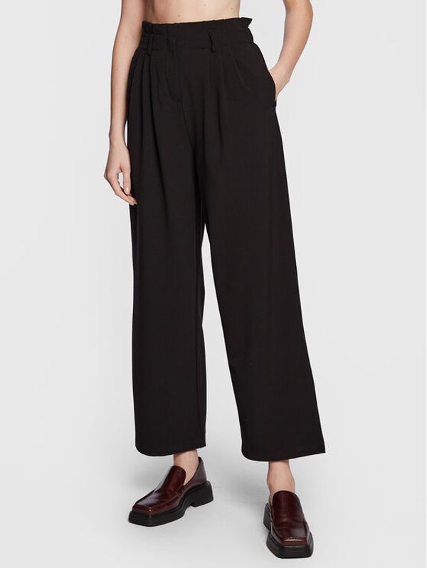 MSCH Copenhagen MSCH Copenhagen Текстилни панталони Genetta 17112 Черен Regular Fit