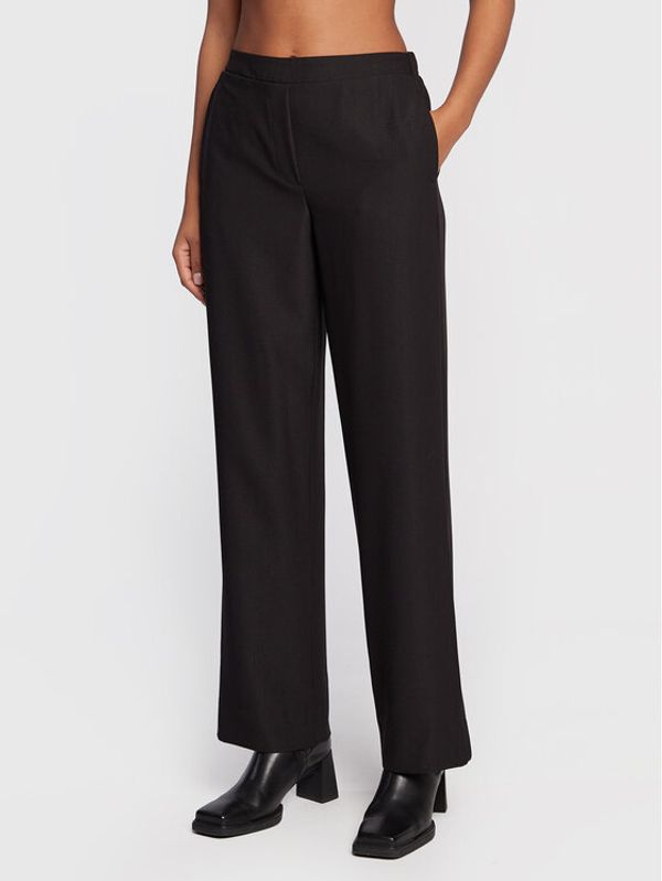 MSCH Copenhagen MSCH Copenhagen Текстилни панталони Kalaya 17163 Черен Relaxed Fit