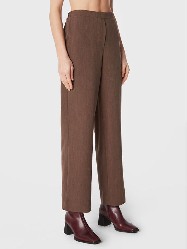 MSCH Copenhagen MSCH Copenhagen Текстилни панталони Kalaya 17163 Кафяв Relaxed Fit