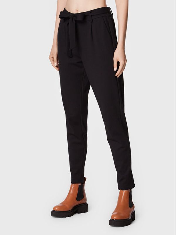 MSCH Copenhagen MSCH Copenhagen Текстилни панталони Popye 13128 Черен Regular Fit