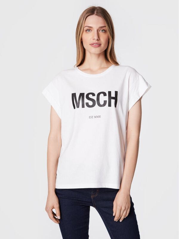 MSCH Copenhagen MSCH Copenhagen Тишърт Alva 16708 Бял Boxy Fit