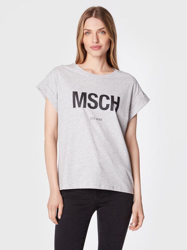 MSCH Copenhagen MSCH Copenhagen Тишърт Alva 16708 Сив Boxy Fit