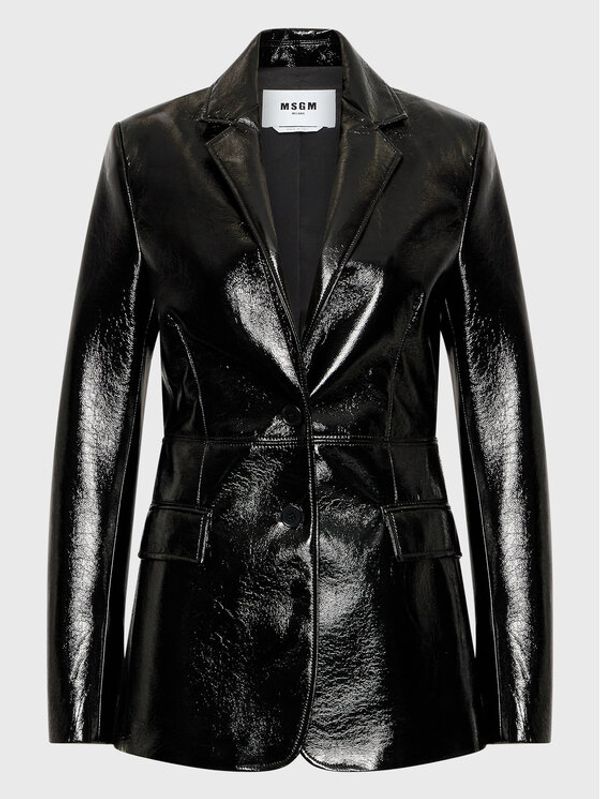 MSGM MSGM Блейзър 3341MDG01 227604 Черен Regular Fit